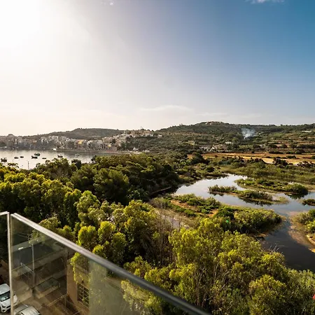 Lägenhet Stunning View Penthouse Near Xemxija Promenade St. Paul's Bay
